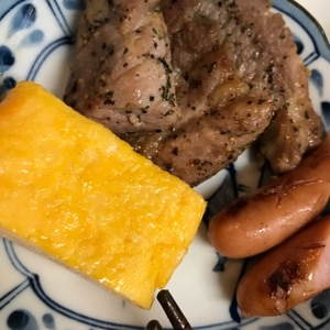 豚肉だけどヘルシー豚肉の香草焼き